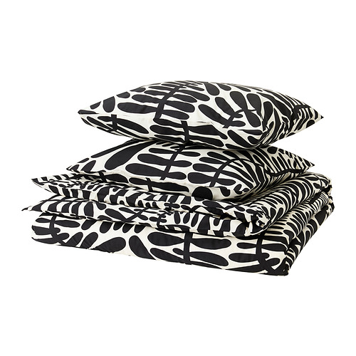 MAJSMOTT duvet cover and 2 pillowcases