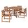 NÄMMARÖ, table+4 chairs w armrests, outdoor
