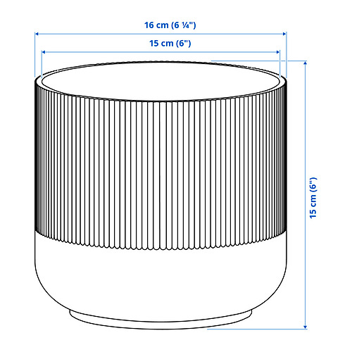 GRADVIS plant pot