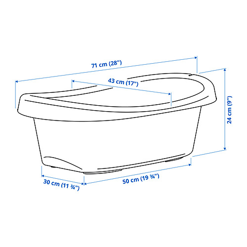 LÄTTSAM baby bath