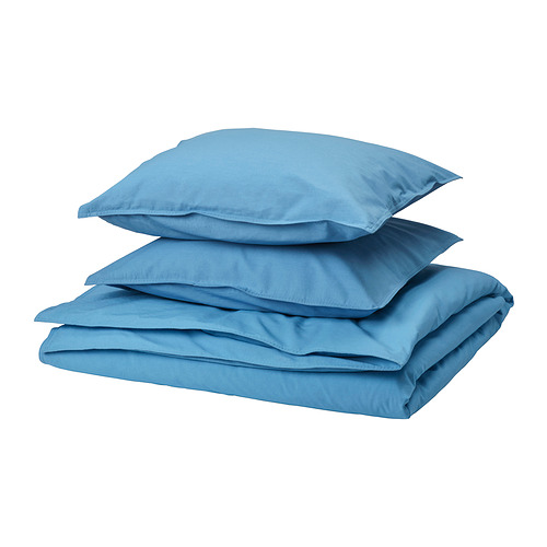 ÄNGSLILJA, duvet cover and 2 pillowcases