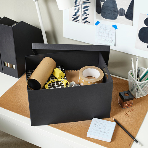TJENA, storage box with lid