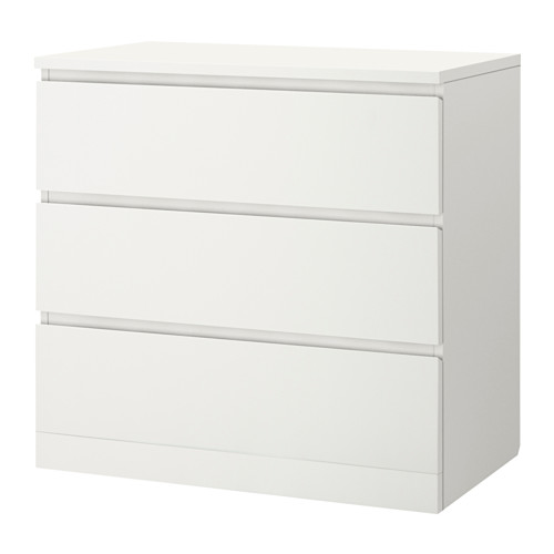 MALM, chest of 3 drawers