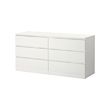 MALM chest of 6 drawers