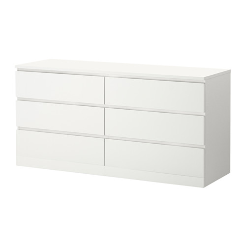 MALM, chest of 6 drawers