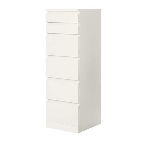 MALM, chest of 6 drawers