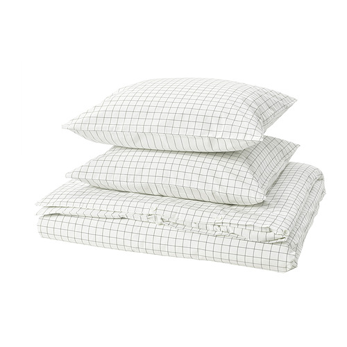 DOFTAKLEJA duvet cover and 2 pillowcases
