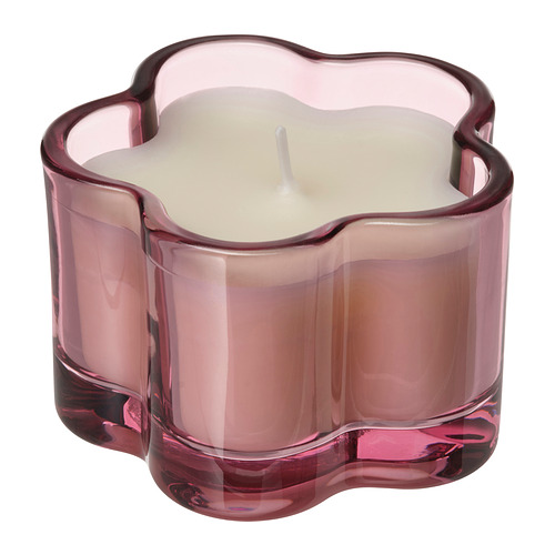 MORKULLA, scented candle in glass