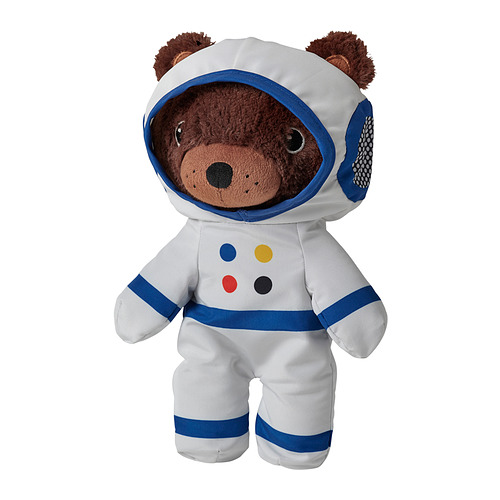 AFTONSPARV, soft toy with astronaut suit