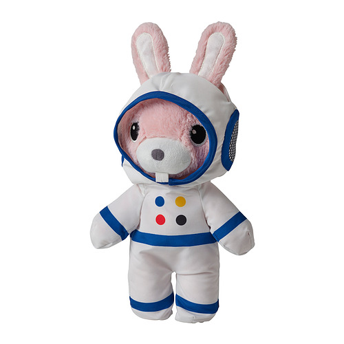 AFTONSPARV soft toy with astronaut suit