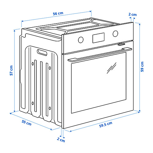 FRILLESBO blástursofn