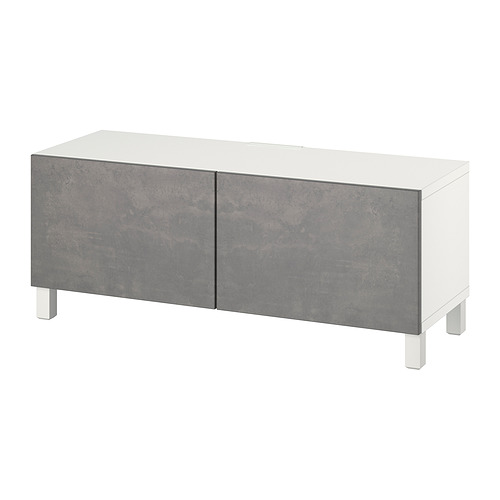 BESTÅ, TV bench with doors