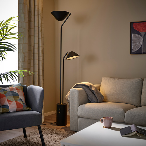 TRÅDNATE, gólf-/leslampi