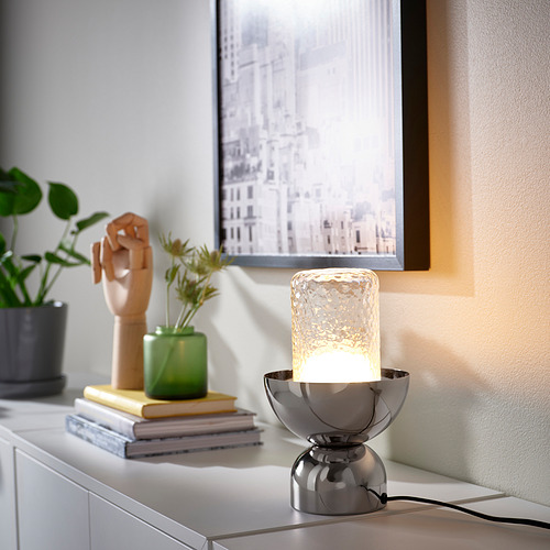ACKJA/MOLNART, table lamp with light bulb