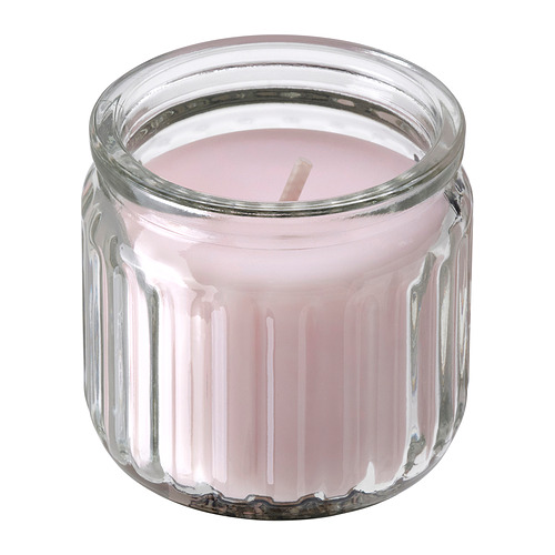 HÖKGÖK, scented candle in glass