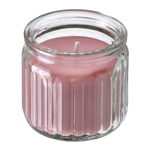 HÖKGÖK, scented candle in glass