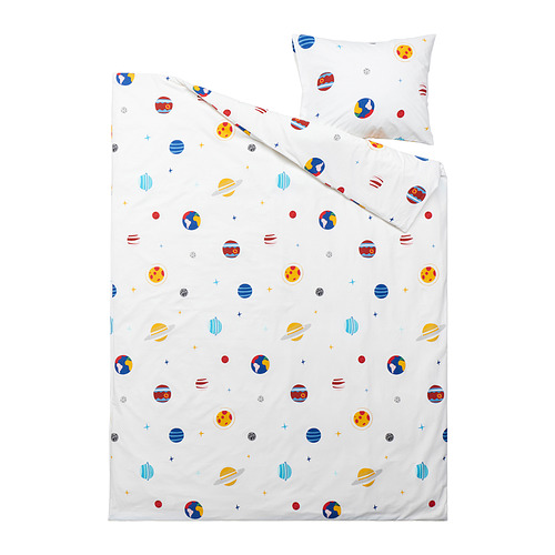 AFTONSPARV, duvet cover and pillowcase