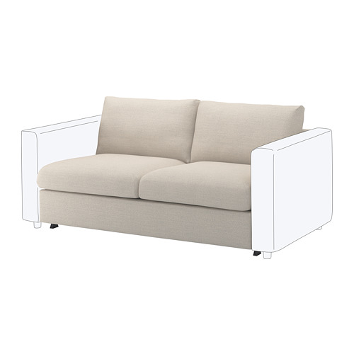 VIMLE, cover for 2-seat sofa-bed section