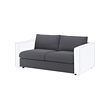 VIMLE cover for 2-seat sofa-bed section 