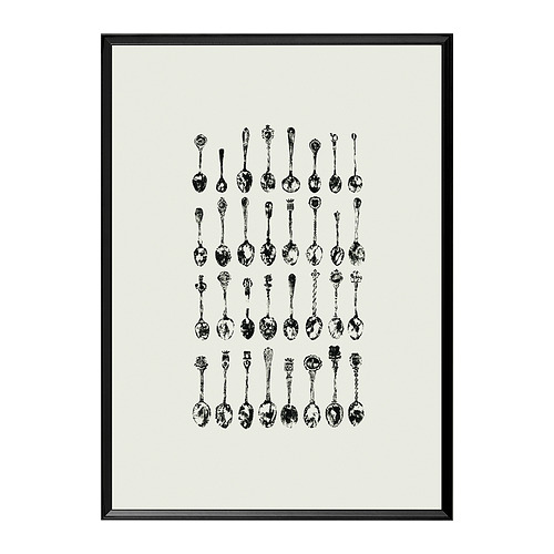 KNOPPÄNG, frame with poster