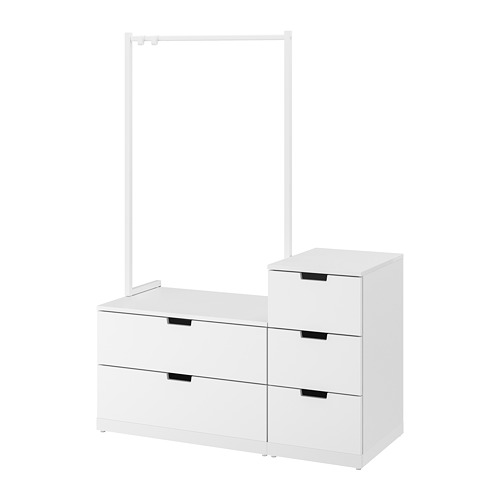 NORDLI, chest of 5 drawers