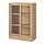 TONSTAD, cabinet with sliding glass doors