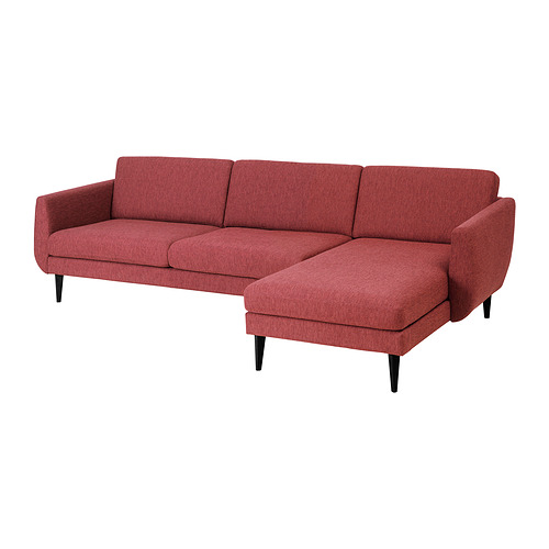 SMEDSTORP 4-seat sofa with chaise longue