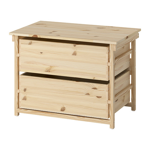 KRONÖREN, kommóða, tvær skúffur