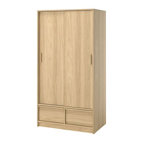 ANKARUDDEN, wardrobe with sliding doors