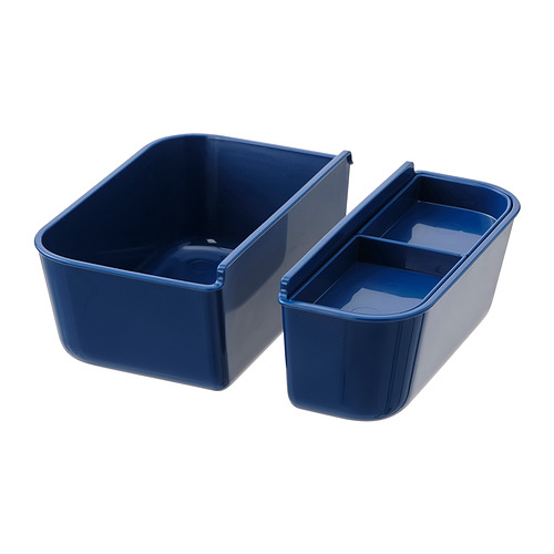 IKEA 365+ hólf í matarílát, 2 í setti