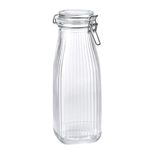KÖSSEBÄR, bottle shaped jar with lid