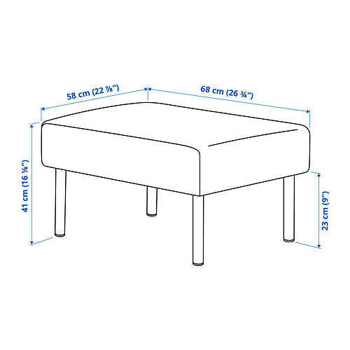 GLOSTAD footstool
