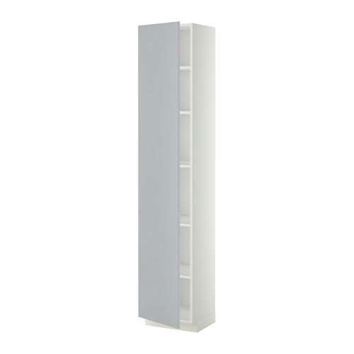 METOD high cabinet with shelves