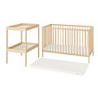 SNIGLAR 3-piece baby furniture set