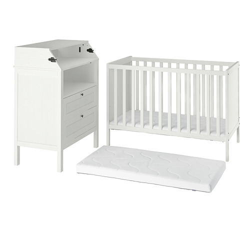 SUNDVIK 3-piece baby furniture set