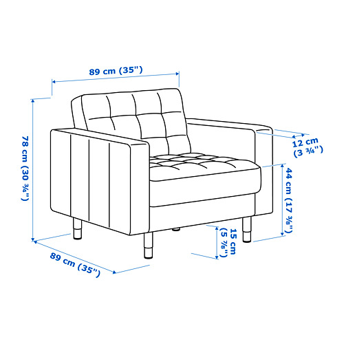 LANDSKRONA armchair