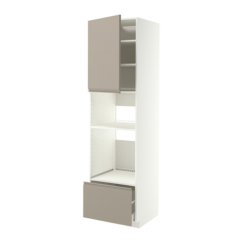 METOD/MAXIMERA high cabinet f built-in appliances