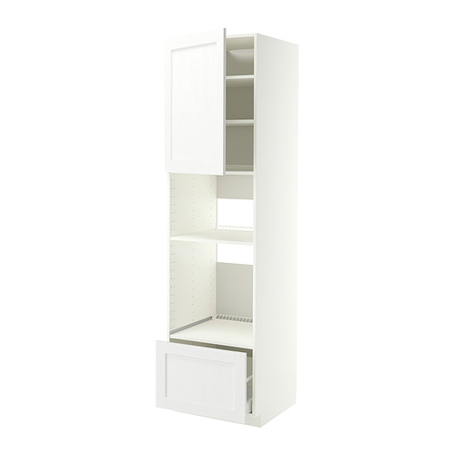 METOD/MAXIMERA high cabinet f built-in appliances