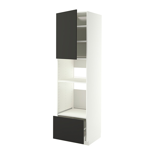 METOD/MAXIMERA high cabinet f built-in appliances