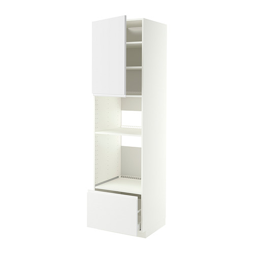 METOD/MAXIMERA high cabinet f built-in appliances