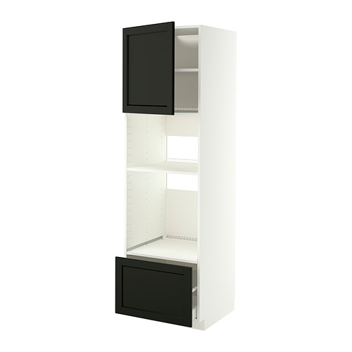 METOD/MAXIMERA high cabinet f built-in appliances