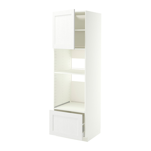 METOD/MAXIMERA high cabinet f built-in appliances
