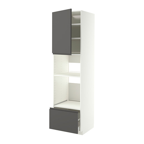 METOD/MAXIMERA high cabinet f built-in appliances