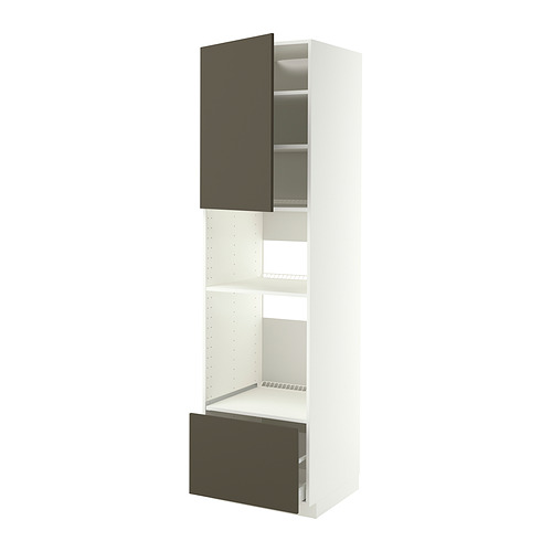 METOD/MAXIMERA high cabinet f built-in appliances