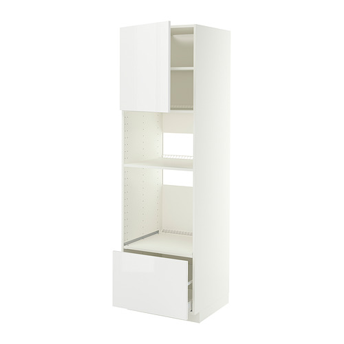METOD/MAXIMERA high cabinet f built-in appliances