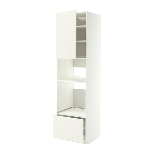 METOD/MAXIMERA high cabinet f built-in appliances
