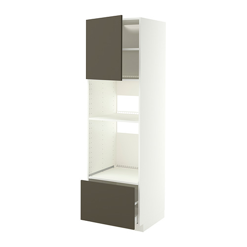 METOD/MAXIMERA high cabinet f built-in appliances