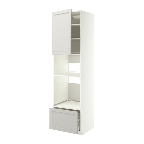 METOD/MAXIMERA high cabinet f built-in appliances