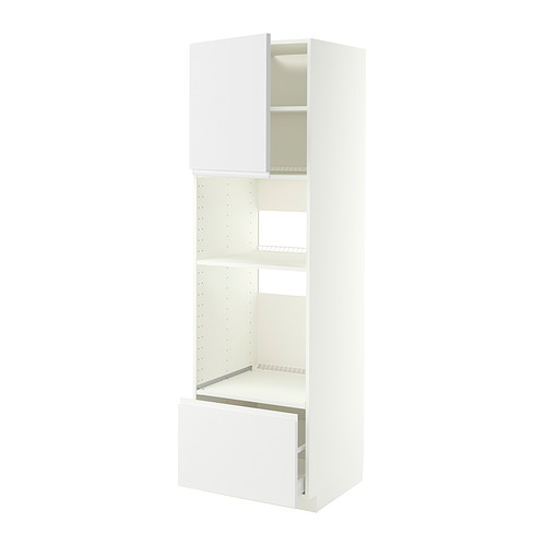 METOD/MAXIMERA high cabinet f built-in appliances