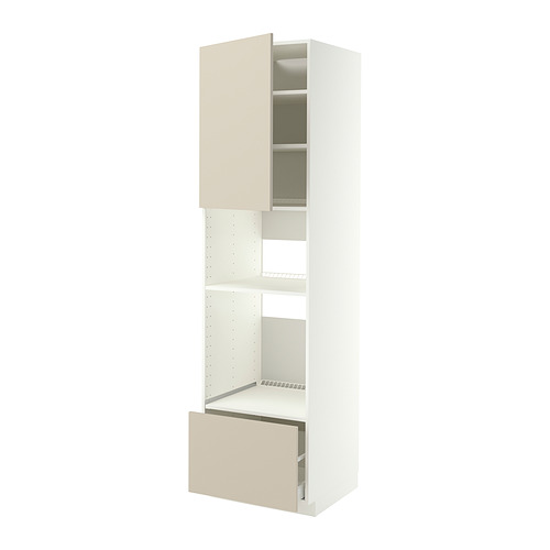 METOD/MAXIMERA high cabinet f built-in appliances